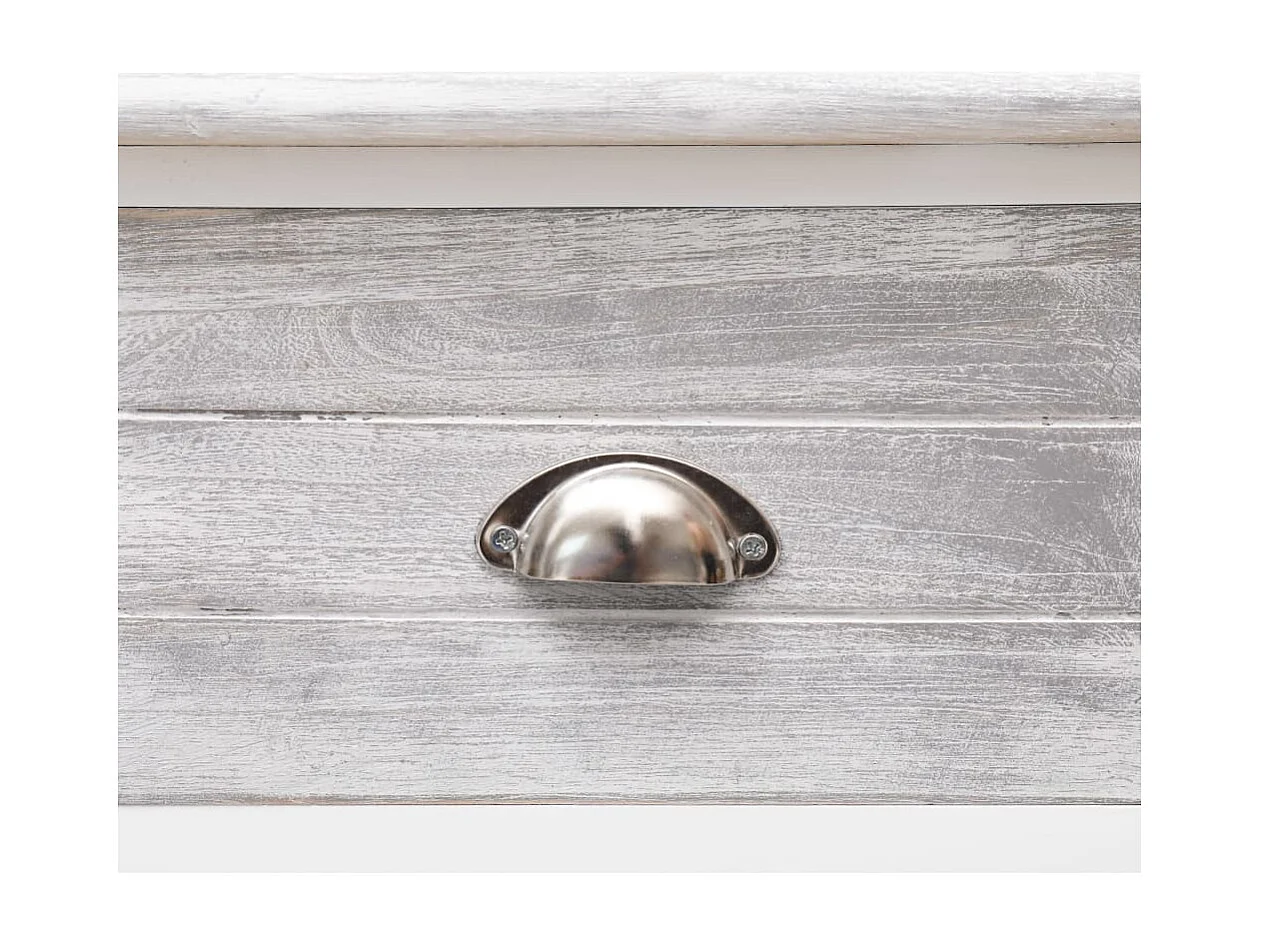 Buffet Antique Gris 115x30x76 cm Bois