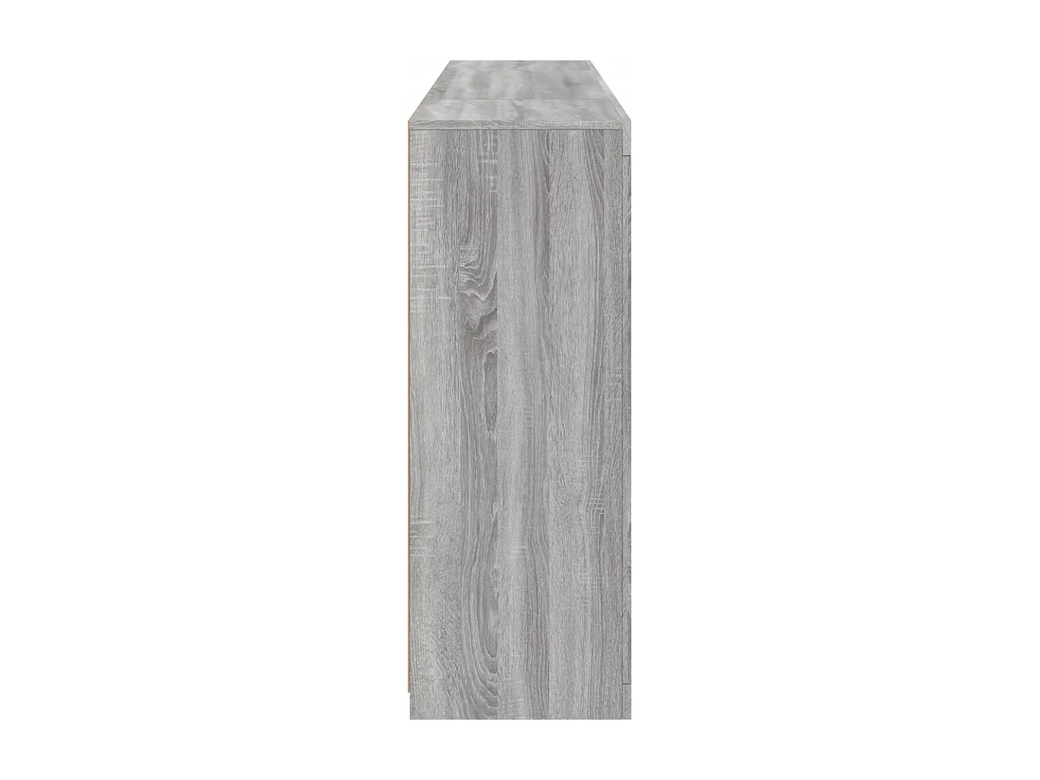 Sideboards mit LED-Leuchten 3 Stk. Grau Sonoma Holzwerkstoff