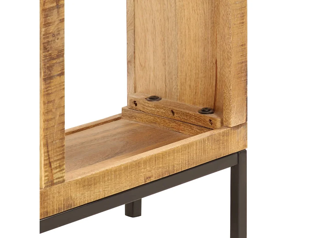 Credenza 160x25x95 cm in Legno Massello di Mango