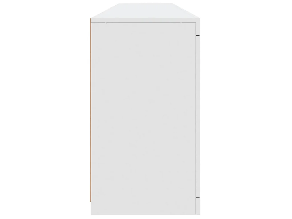 Dressoir met LED-verlichting 181,5x37x67 cm wit