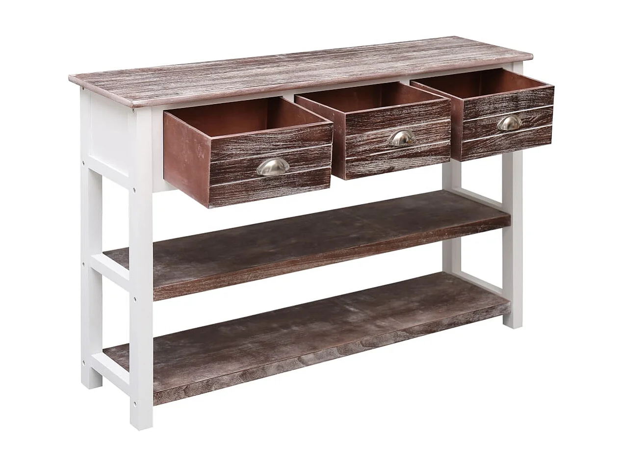 Buffet Antique Marron 115x30x76 cm Bois