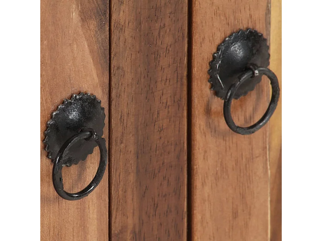 Buffet 172x35x80 cm Bois d'acacia solide avec finition miel