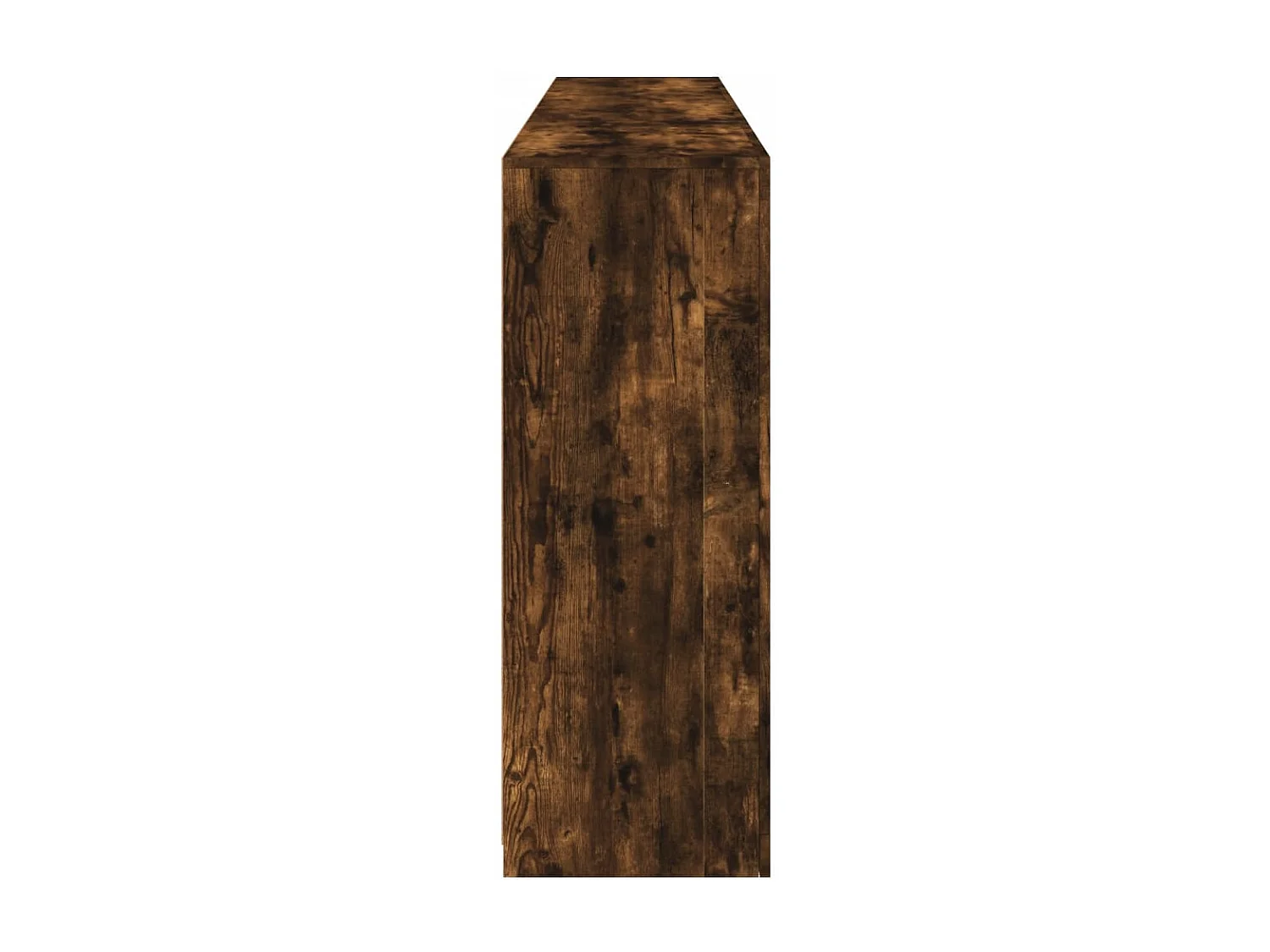 Credenza con Luci LED Rovere Fumo 181,5x37x100 cm