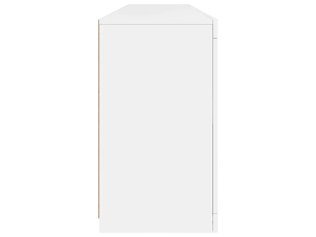 Dressoir met LED-verlichting 164x37x67 cm wit