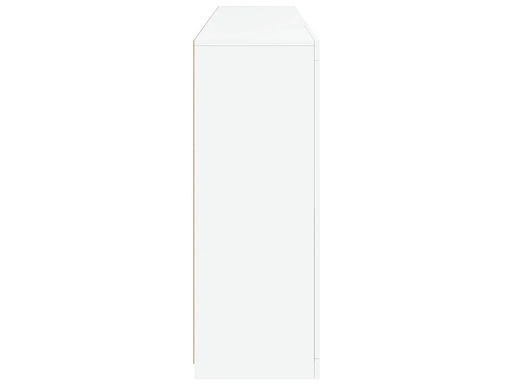 Aparador com luzes LED 181,5x37x100 cm branco