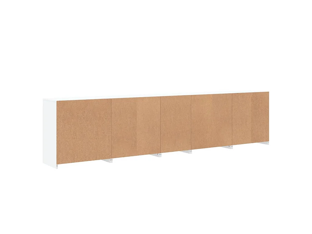 Aparador com luzes LED 283x37x67 cm branco
