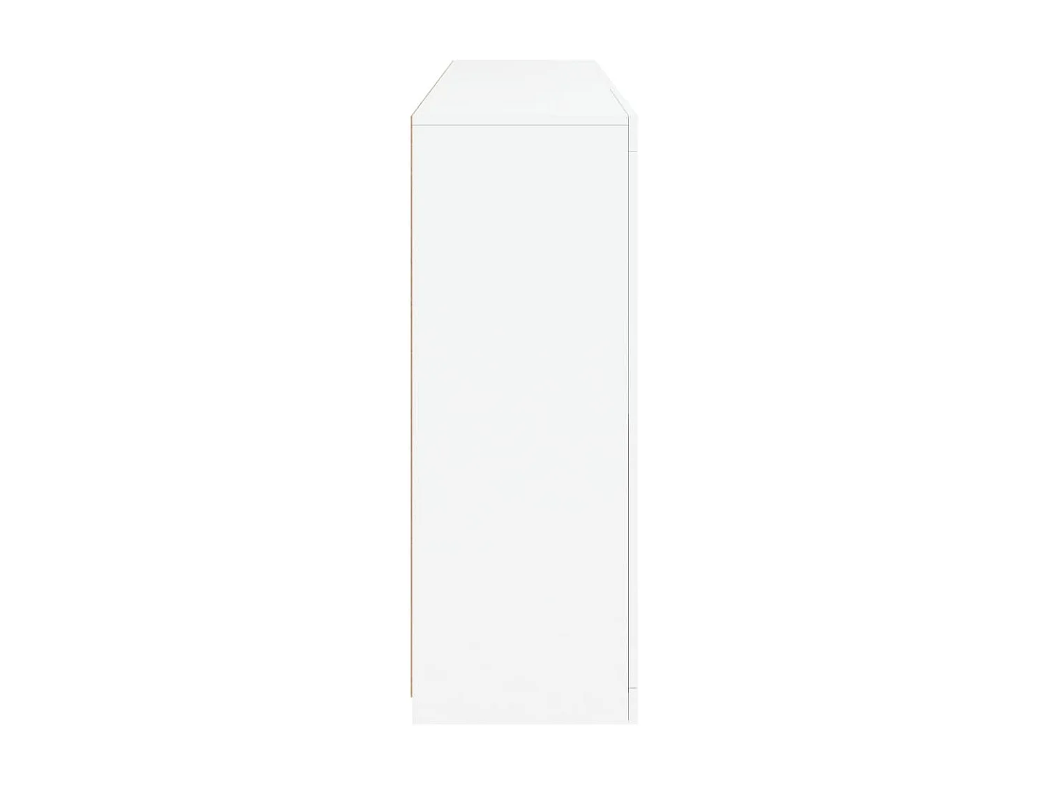 Sideboard mit LED-Leuchten Weiß 162x37x100 cm