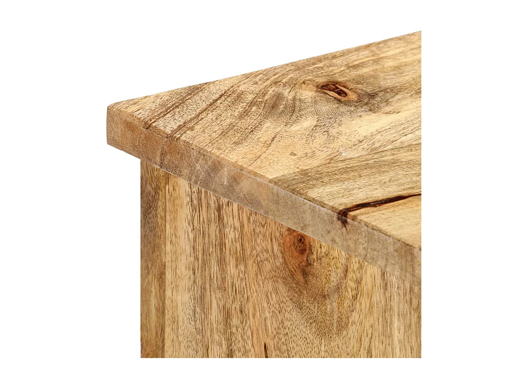 Buffet 100x35x60 cm Bois de manguier massif