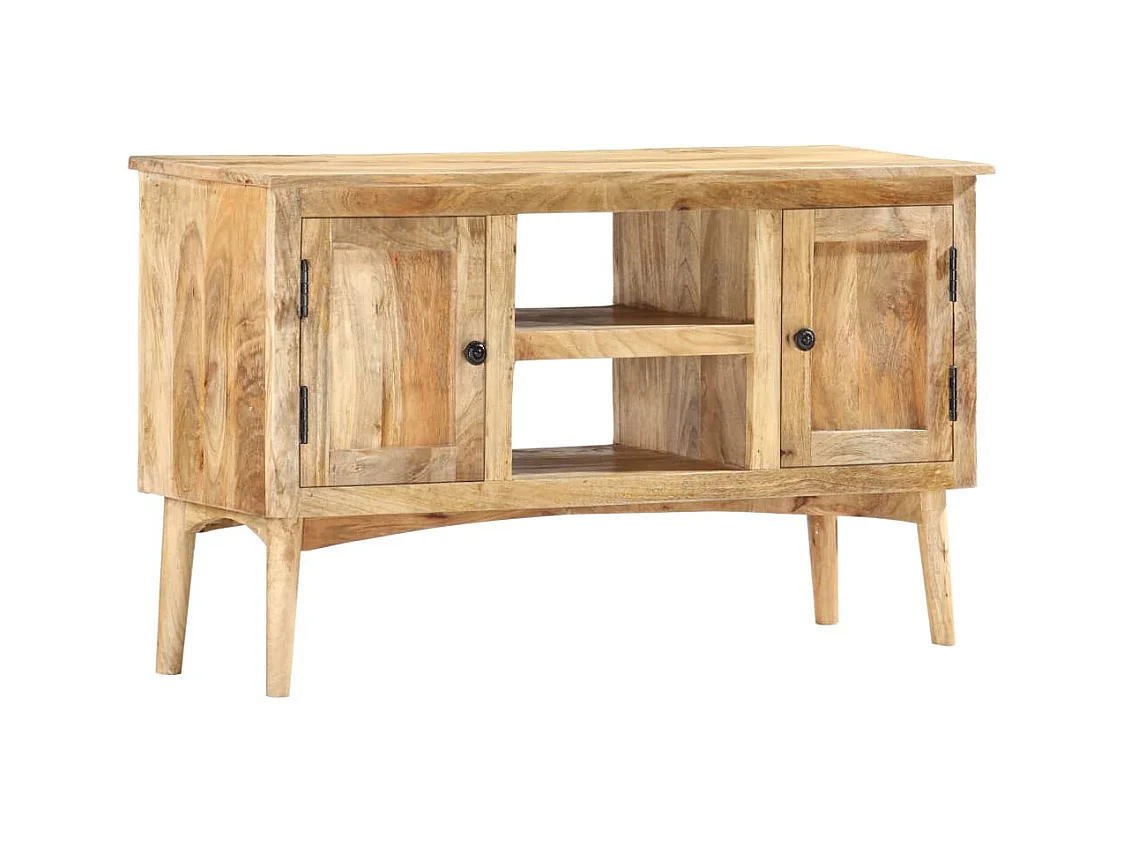 Buffet 100x35x60 cm Bois de manguier massif