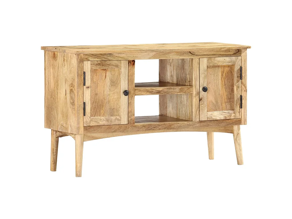 Buffet 100x35x60 cm Bois de manguier massif