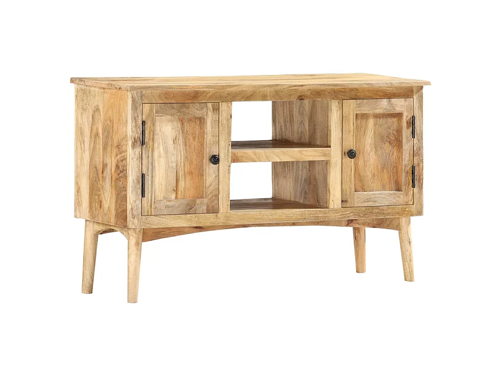 Buffet 100x35x60 cm Bois de manguier massif