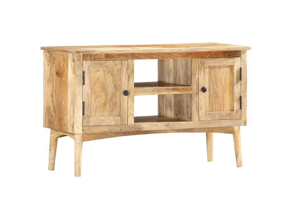 Buffet 100x35x60 cm Bois de manguier massif