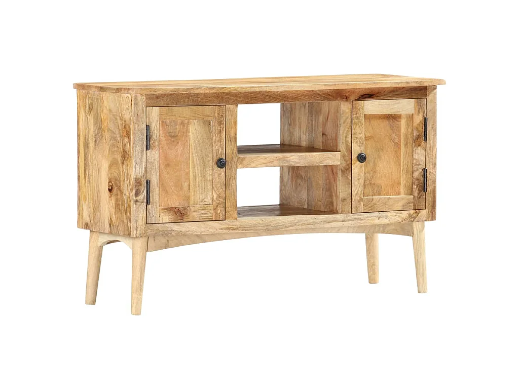 Buffet 100x35x60 cm Bois de manguier massif
