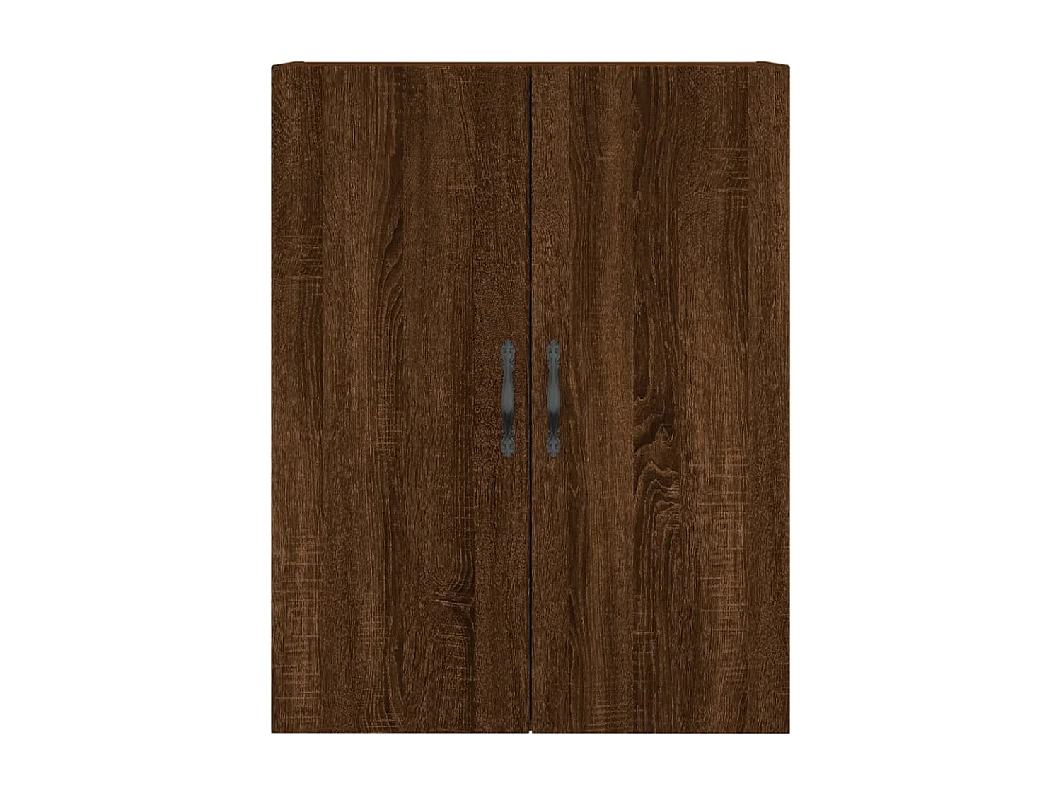 Credenza Rovere Marrone 69,5x34x180 cm in Legno Multistrato