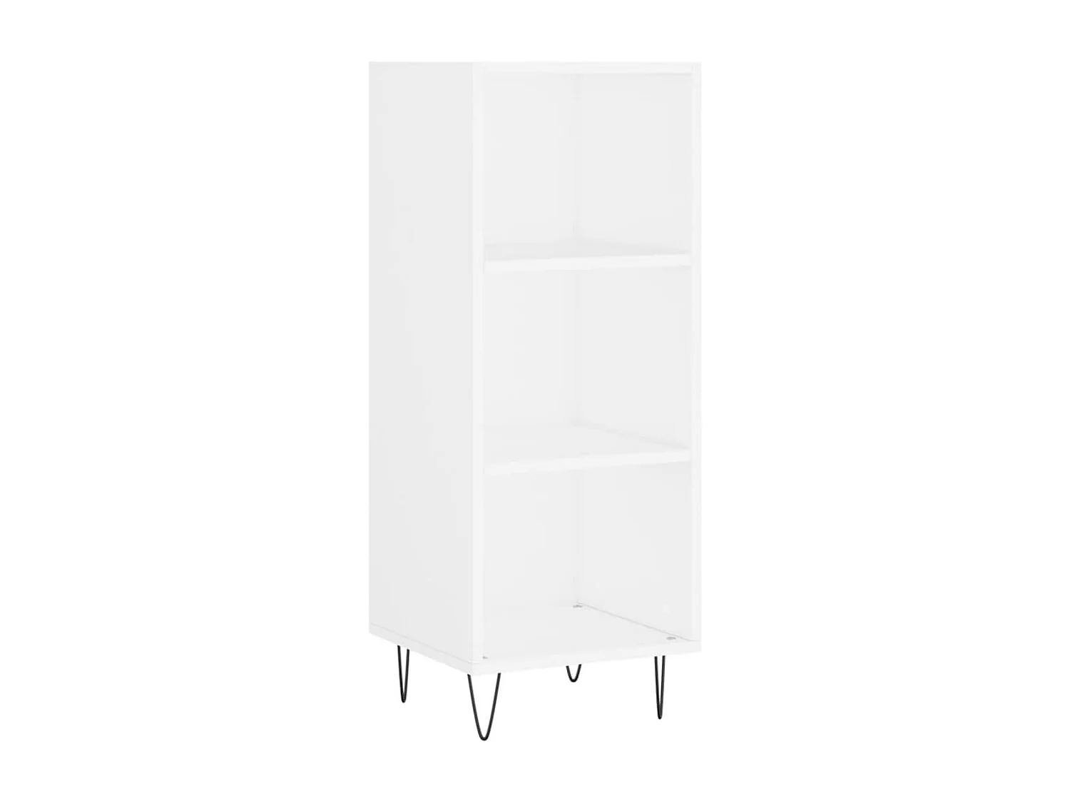 Highboard Weiß 34,5x34x180 cm Holzwerkstoff