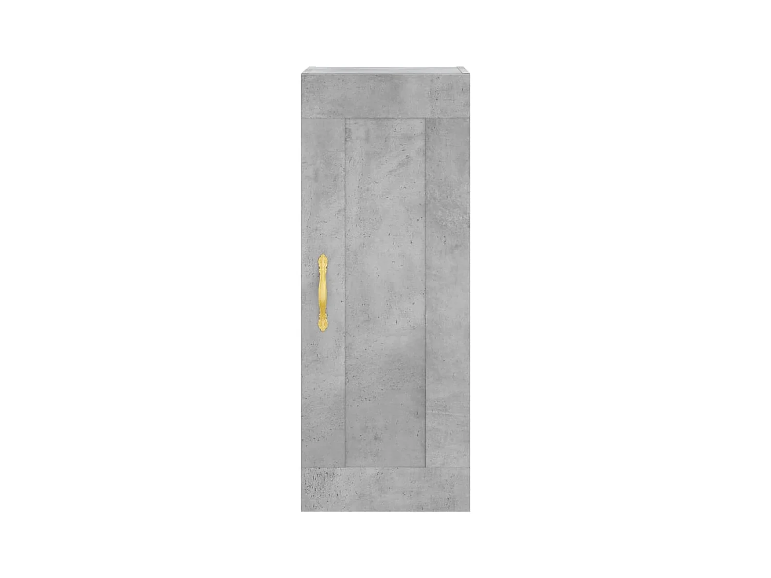 Highboard Betongrau 34,5x34x180 cm Holzwerkstoff
