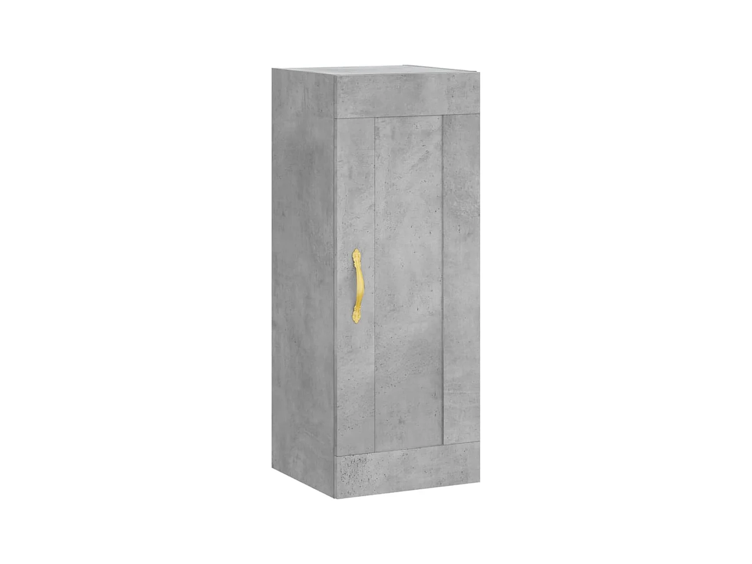 Highboard Betongrau 34,5x34x180 cm Holzwerkstoff
