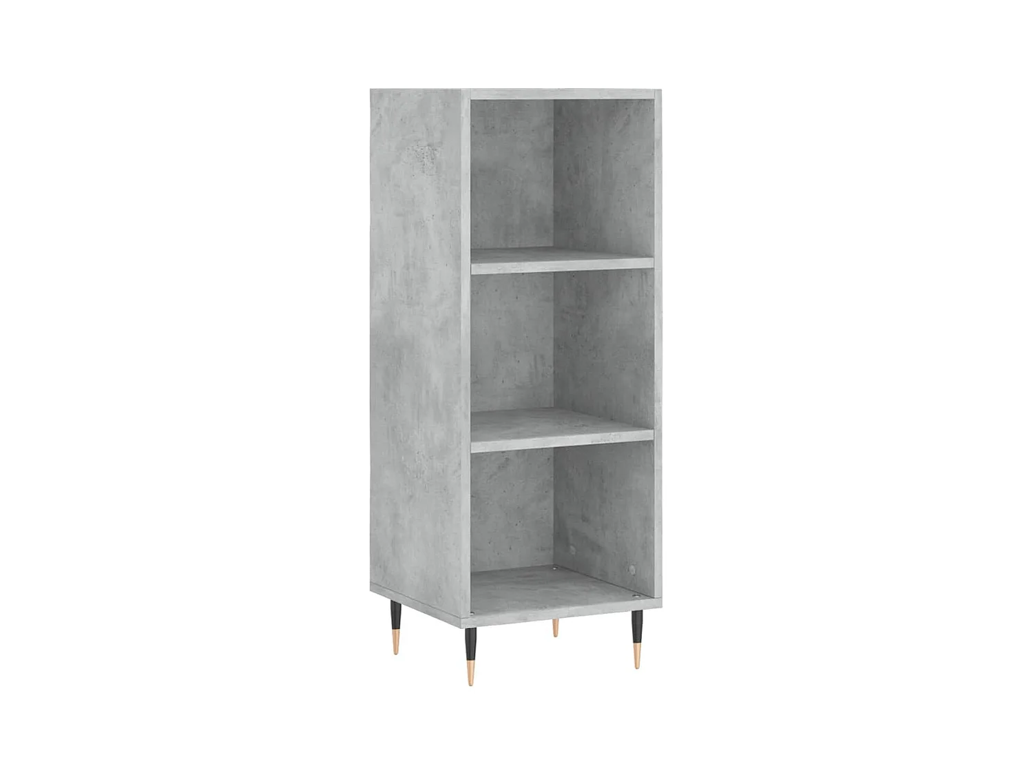 Highboard Betongrau 34,5x34x180 cm Holzwerkstoff