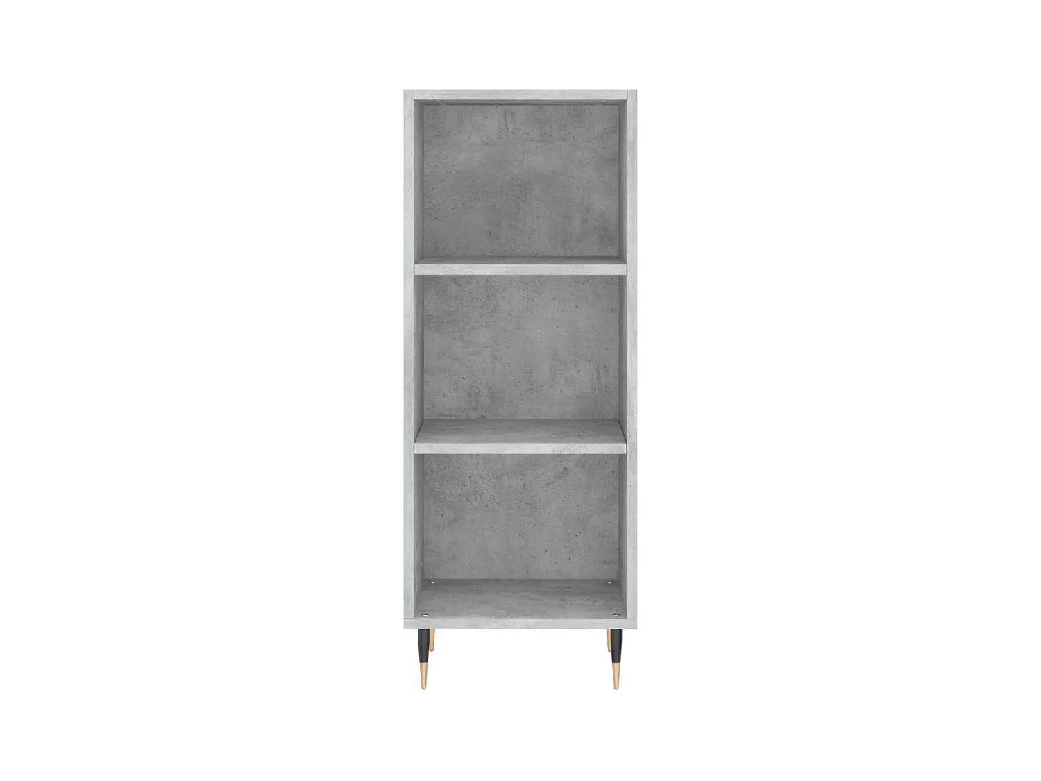 Highboard Betongrau 34,5x34x180 cm Holzwerkstoff