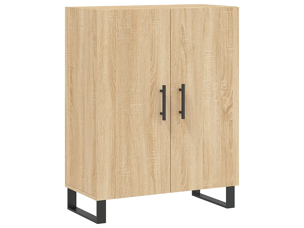 Credenza Rovere Sonoma 69,5x34x180 cm in Legno Multistrato