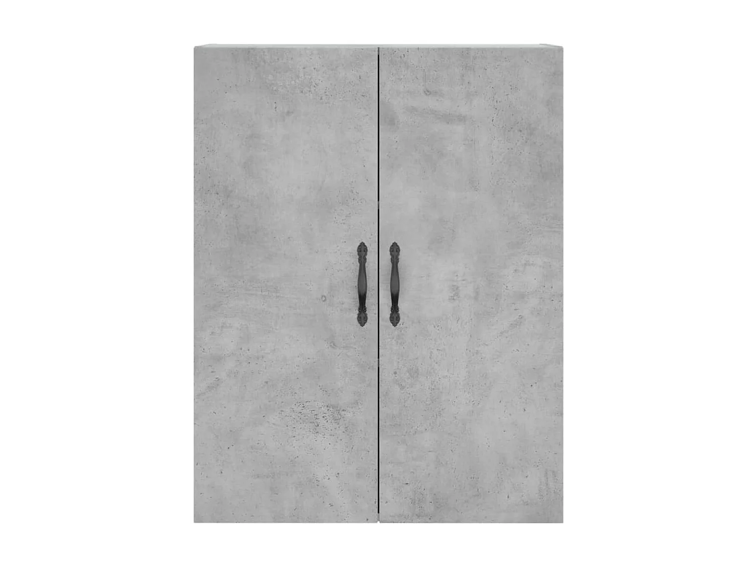 Highboard Betongrau 69,5x34x180 cm Holzwerkstoff