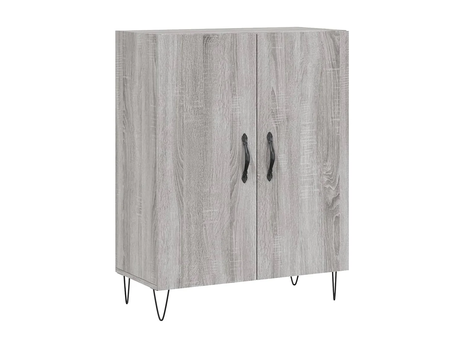 Buffet haut Sonoma gris 69,5x34x180 cm Bois d'ingénierie