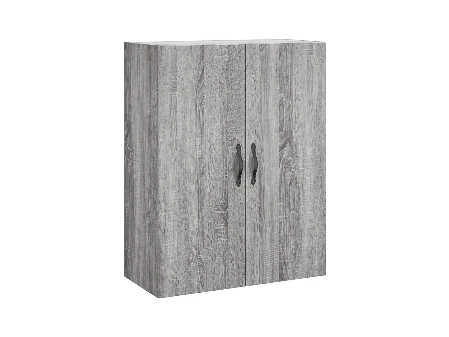 Highboard Grau Sonoma 69,5x34x180 cm Holzwerkstoff