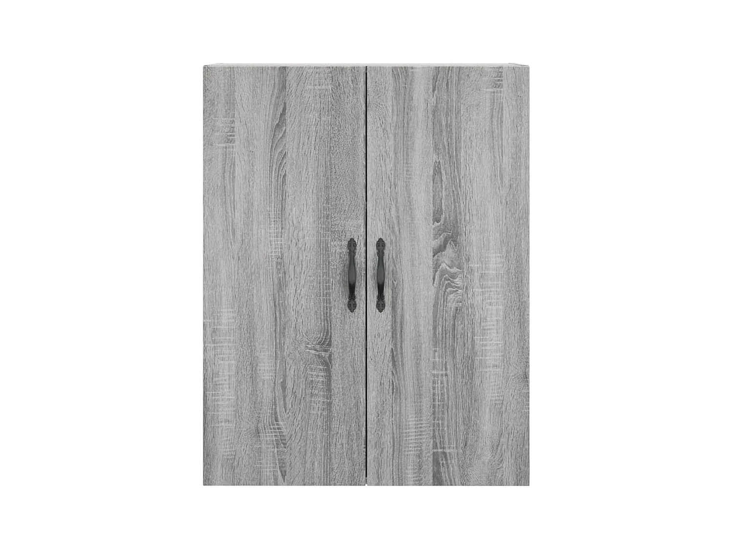 Highboard Grau Sonoma 69,5x34x180 cm Holzwerkstoff