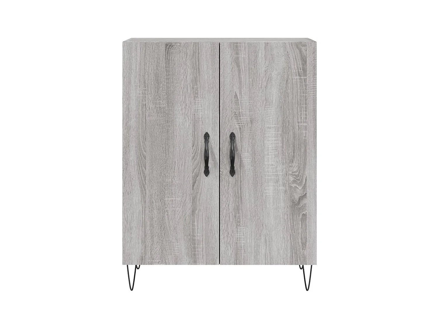 Highboard Grau Sonoma 69,5x34x180 cm Holzwerkstoff