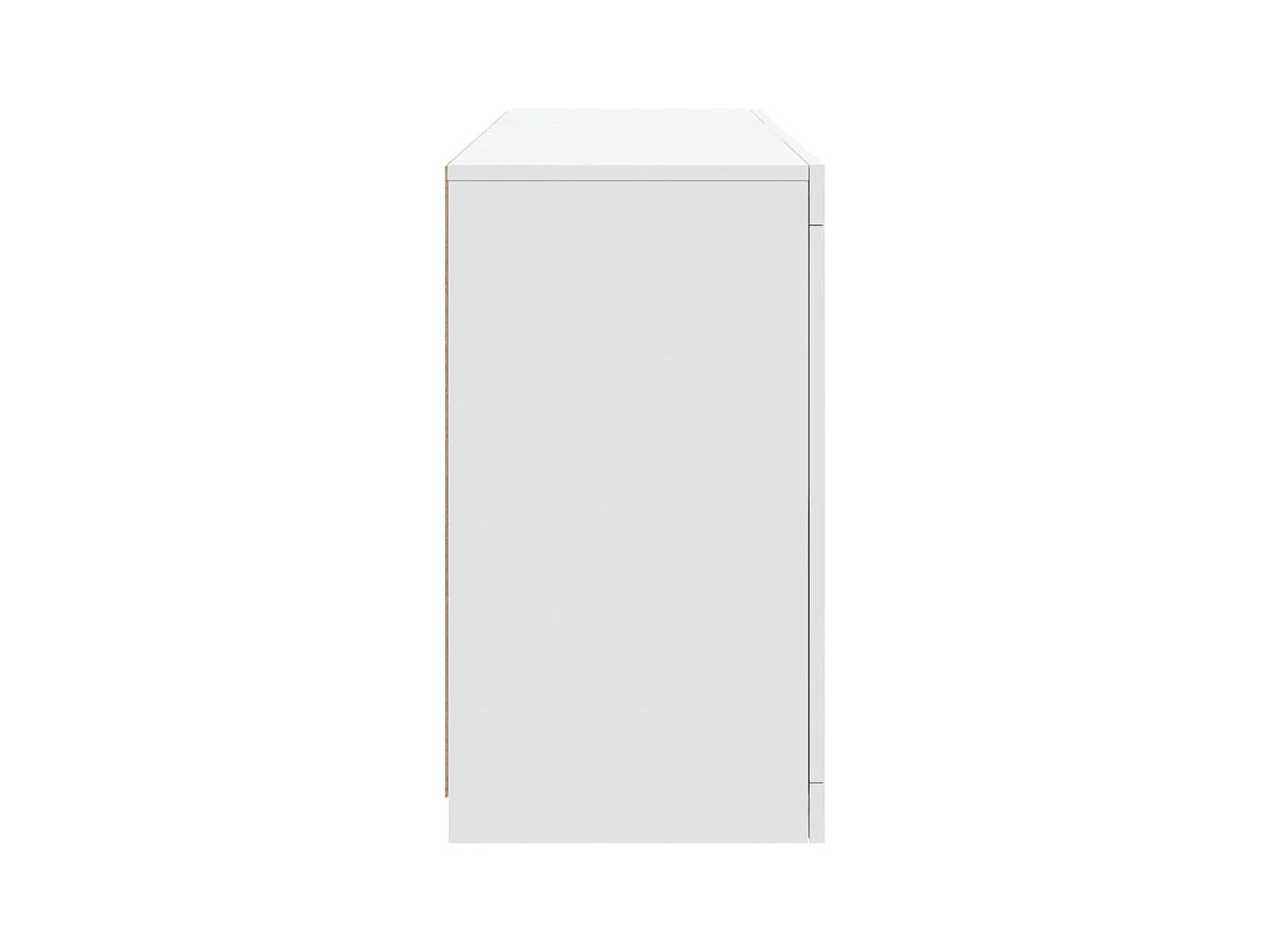 Aparador com luzes LED 123x37x67 cm branco