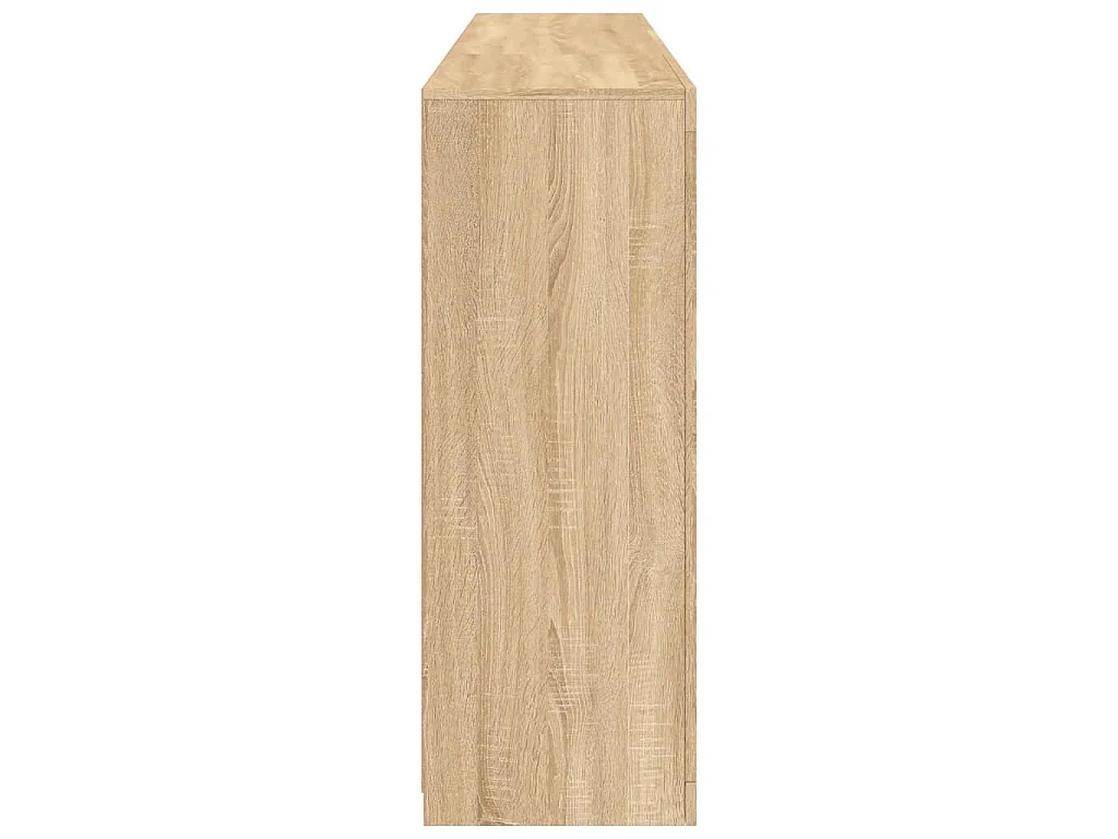 Aparador com luzes LED 181,5x37x100 cm carvalho sonoma