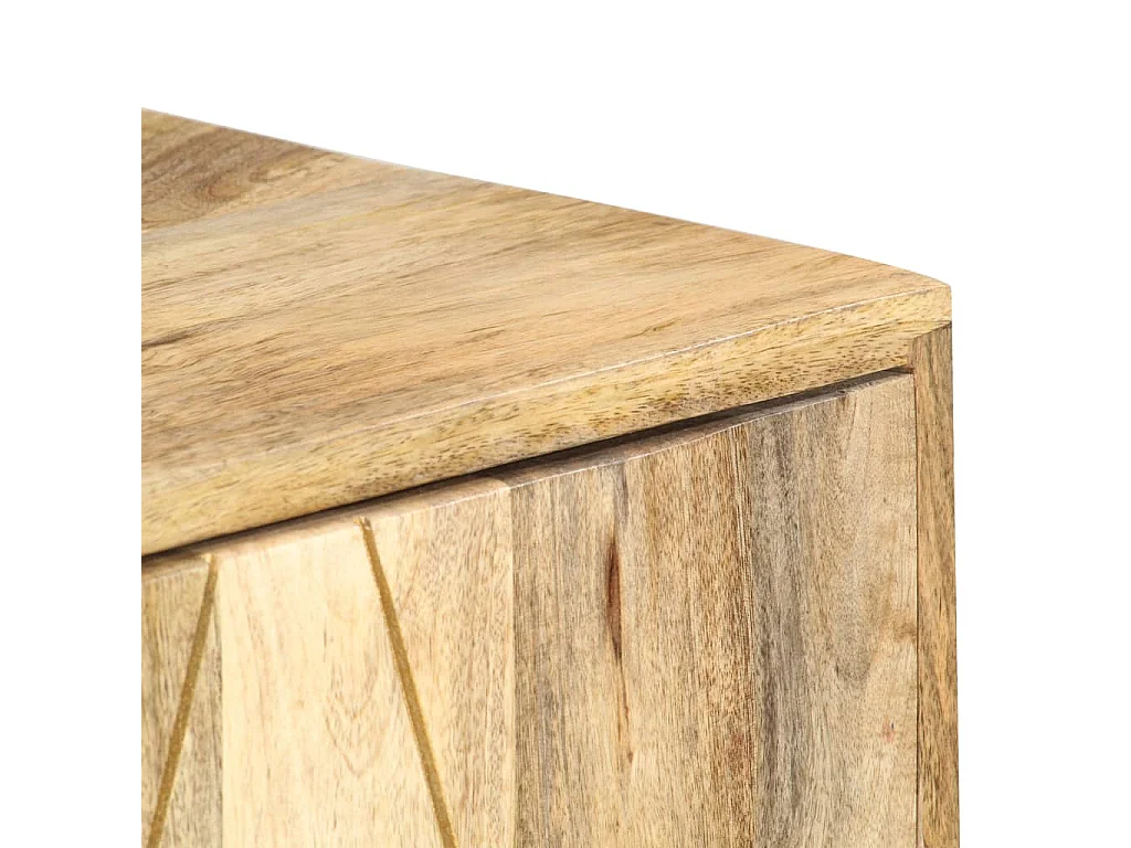 Aparador 118x30x75 cm madeira de mangueira maciça