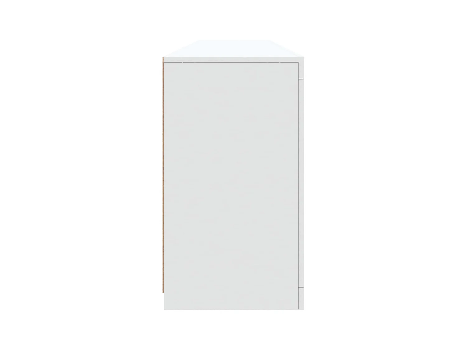 Aparador com luzes LED 202x37x67 cm branco