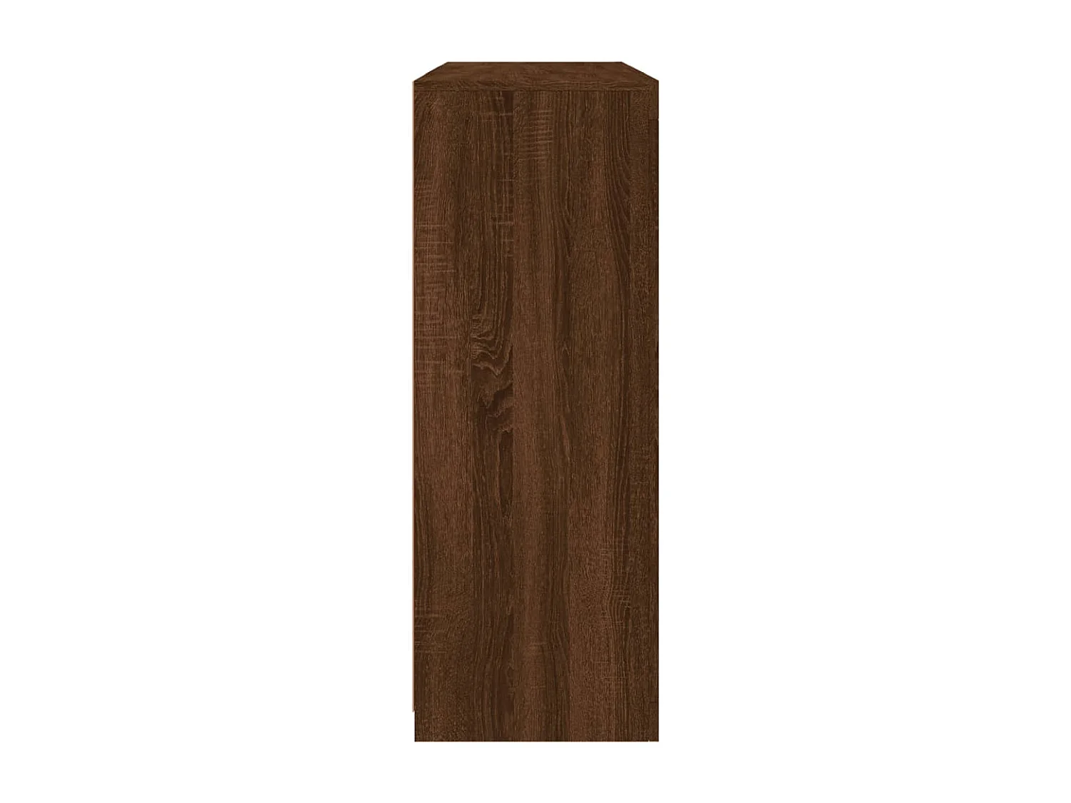 Credenze con Luci LED 3 pz Rovere Marrone in Legno Multistrato