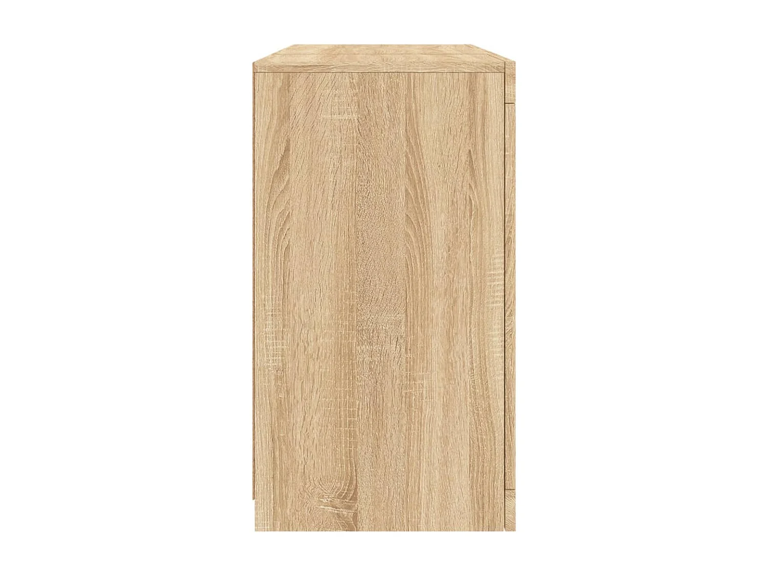 Aparador com luzes LED 123x37x67 cm carvalho sonoma