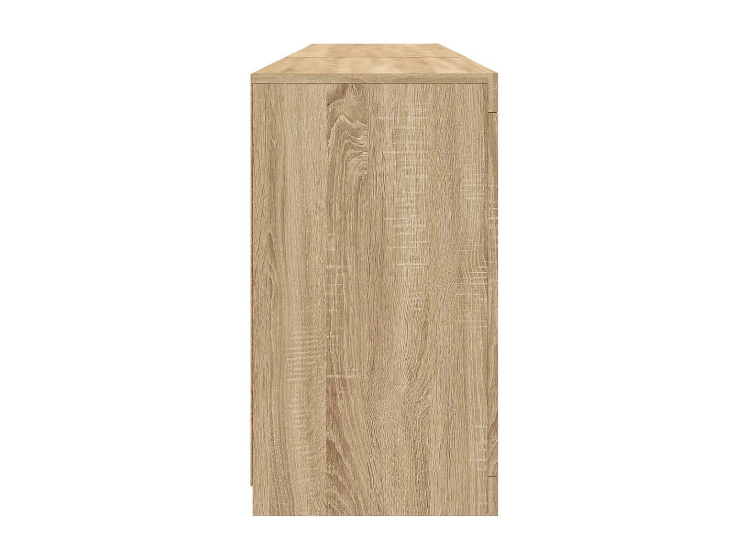 Buffet avec lumières LED chêne sonoma 181,5x37x67 cm