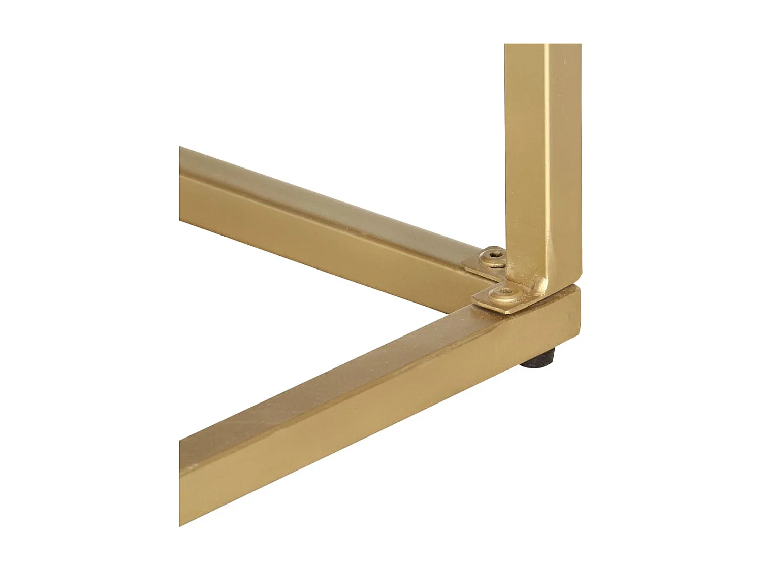 Aparador 120x30x75 cm madeira de mangueira maciça dourado