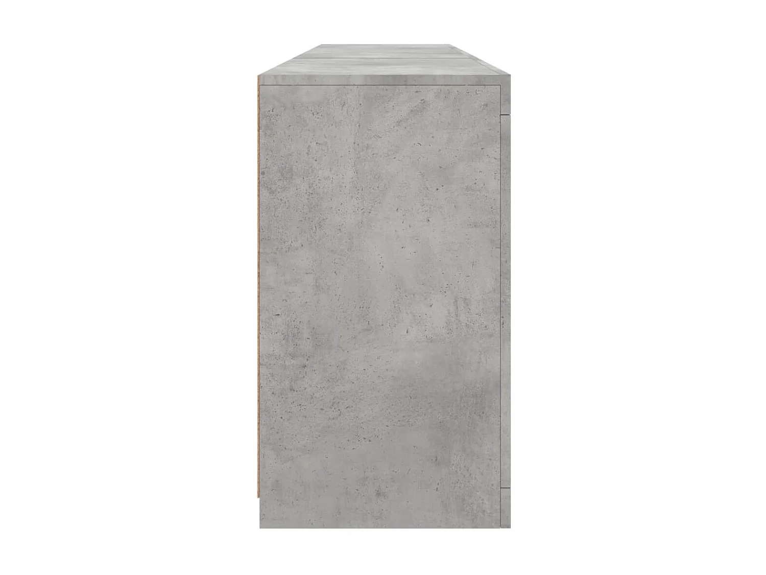 Dressoir met LED-verlichting 162x37x67 cm betongrijs