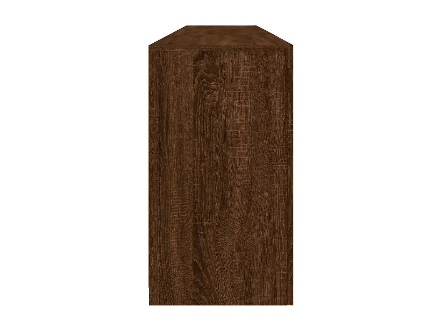 Aparador com luzes LED 181,5x37x67 cm carvalho castanho