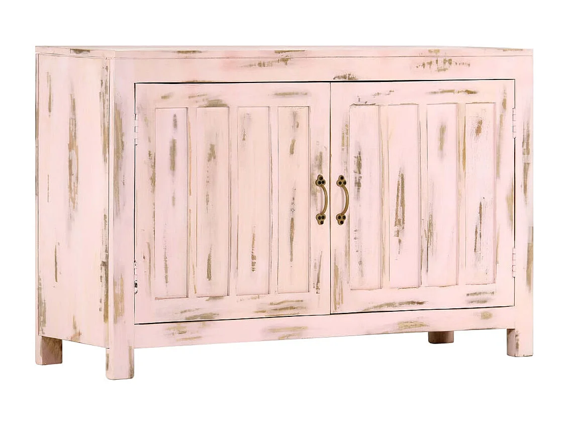Sideboard Hellrosa 110x35x70 cm Massivholz Mango