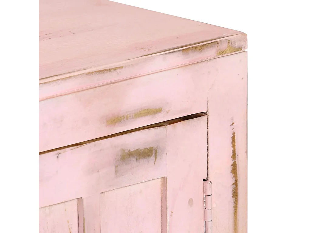 Sideboard Hellrosa 110x35x70 cm Massivholz Mango