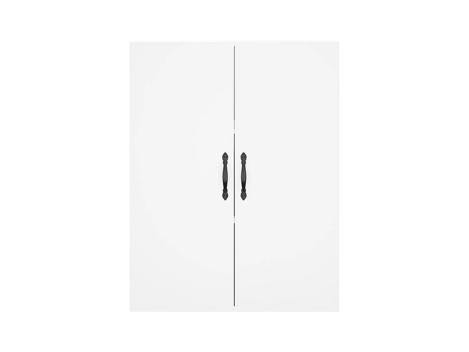 Highboard Weiß 69,5x34x180 cm Holzwerkstoff