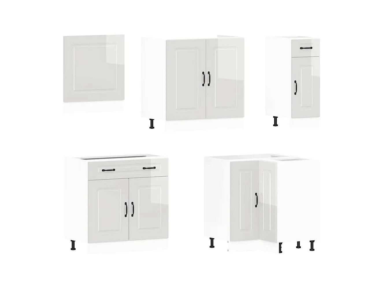 Ensemble d'armoires de cuisine 11 pcs Kalmar bois d'ingénierie