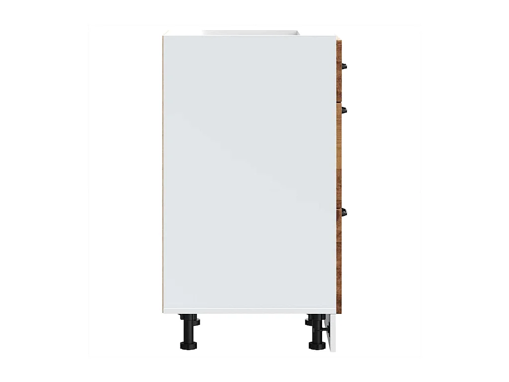 Onderkast Lucca bewerkt hout oud houtkleurig