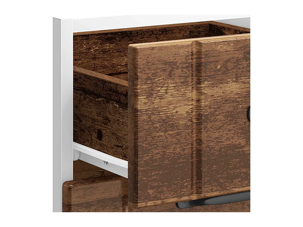 Onderkast Lucca bewerkt hout oud houtkleurig