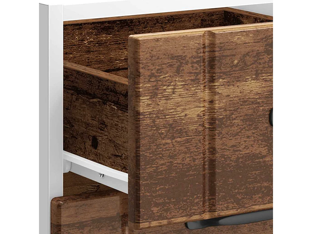 Armoire de cuisine Lucca vieux bois bois ingénierie