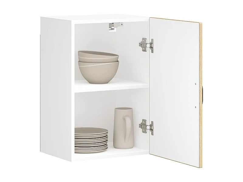 Keukenwandkast Lucca bewerkt hout sonoma eikenkleurig