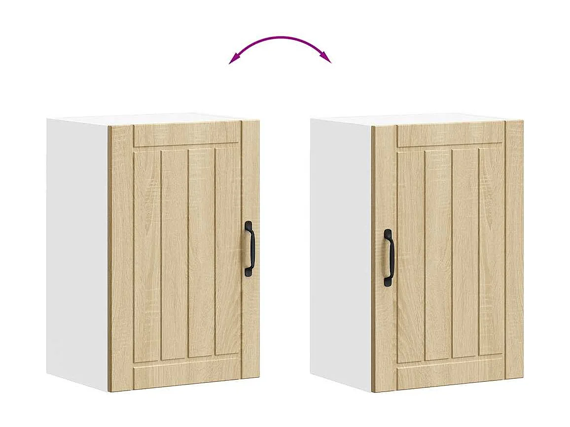 Armoire murale de cuisine Lucca chêne sonoma