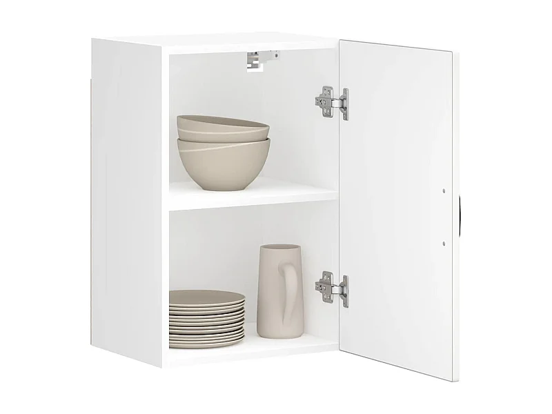 Keukenwandkast Lucca bewerkt hout wit