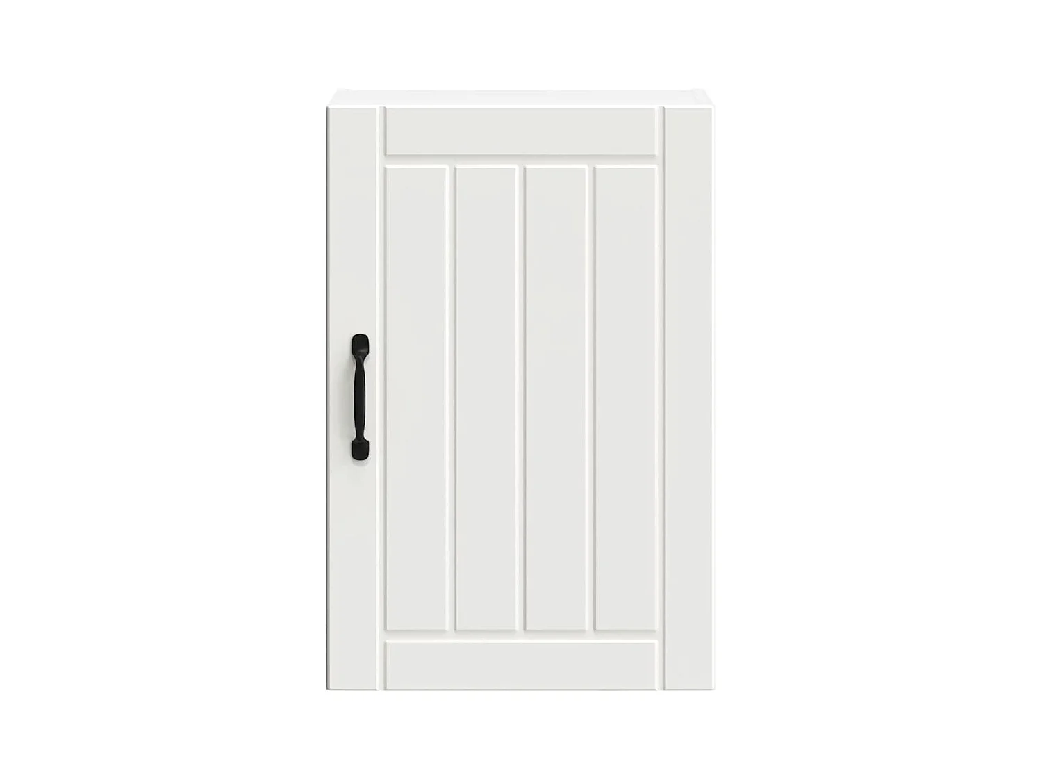 Armoire murale de cuisine Lucca blanc bois d'ingénierie